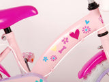 Paw Patrol Kinderfiets Meisjes 14 inch Roze Twee handremmen