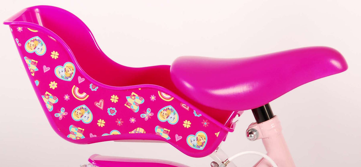 Paw Patrol Kinderfiets Meisjes 14 inch Roze Twee handremmen