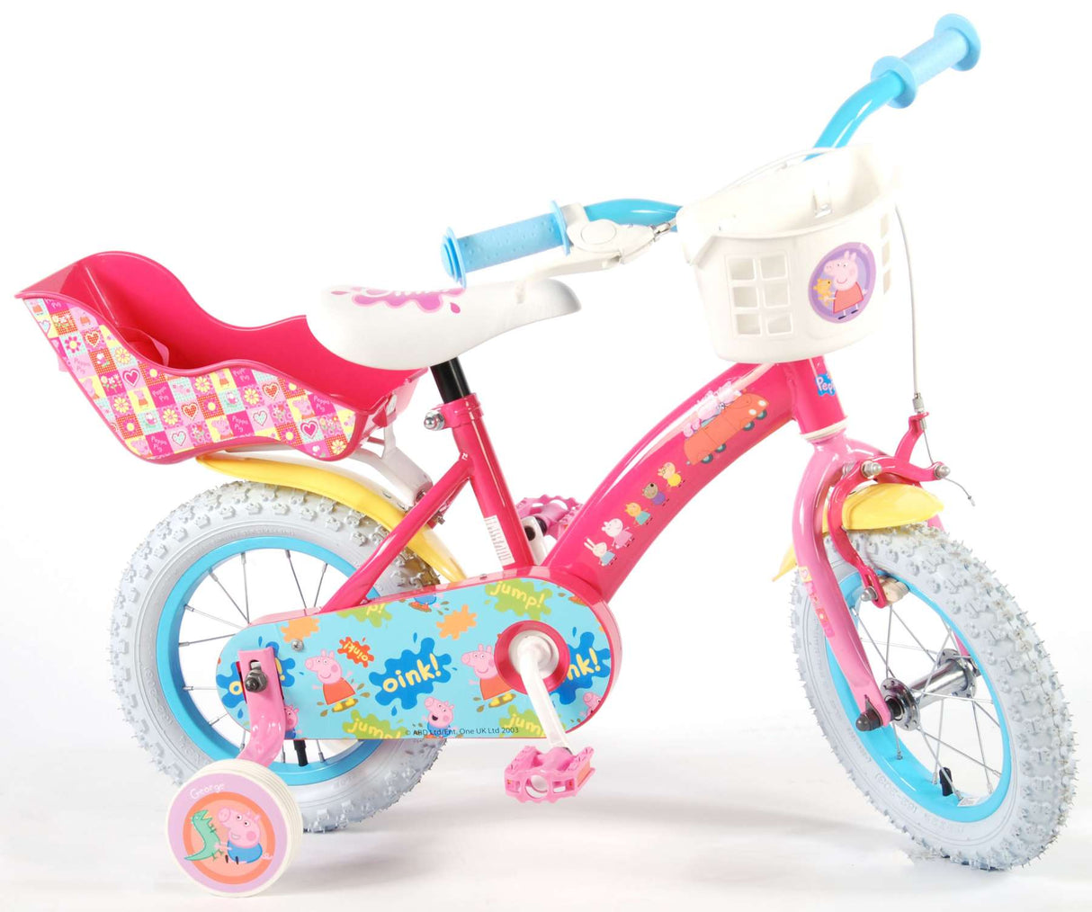 Peppa Pig Kinderfiets Meisjes 12 inch Roze