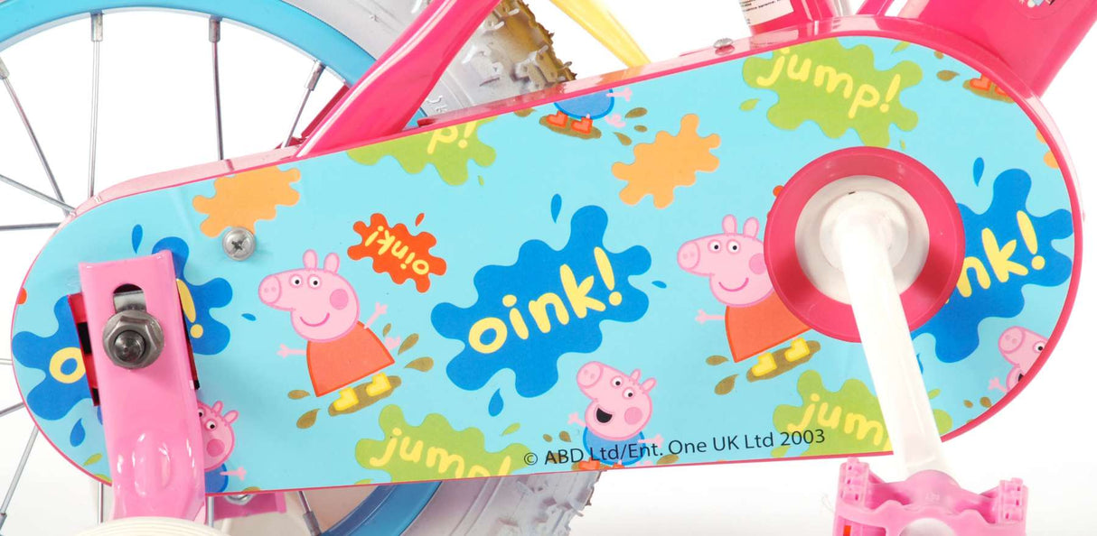 Peppa Pig Kinderfiets Meisjes 12 inch Roze