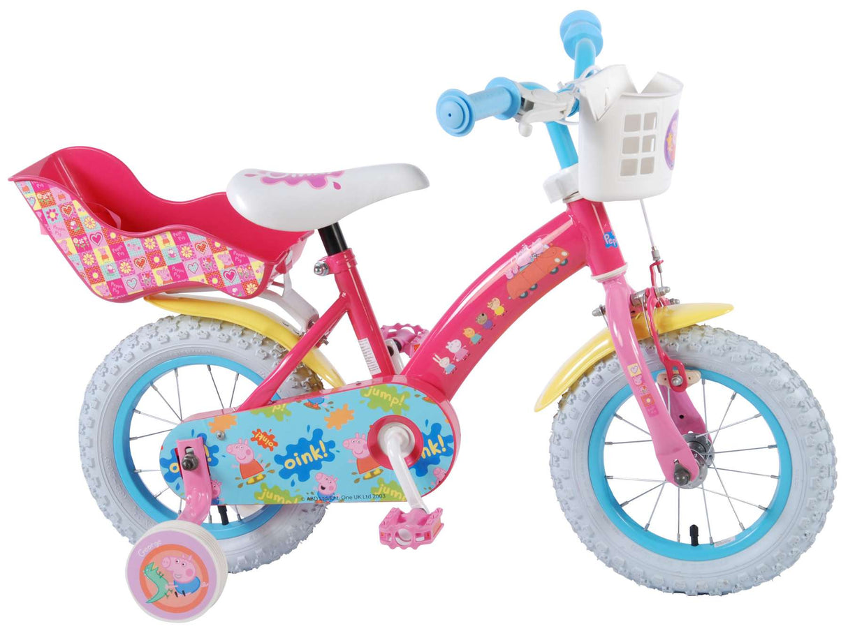 Peppa Pig Kinderfiets Meisjes 12 inch Roze