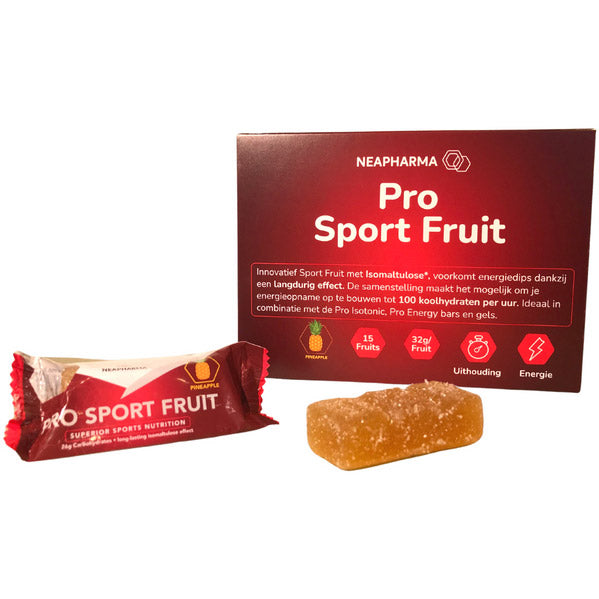 Neapharma Neapharma reep Sport Fruit ananas doosje met 15 repen