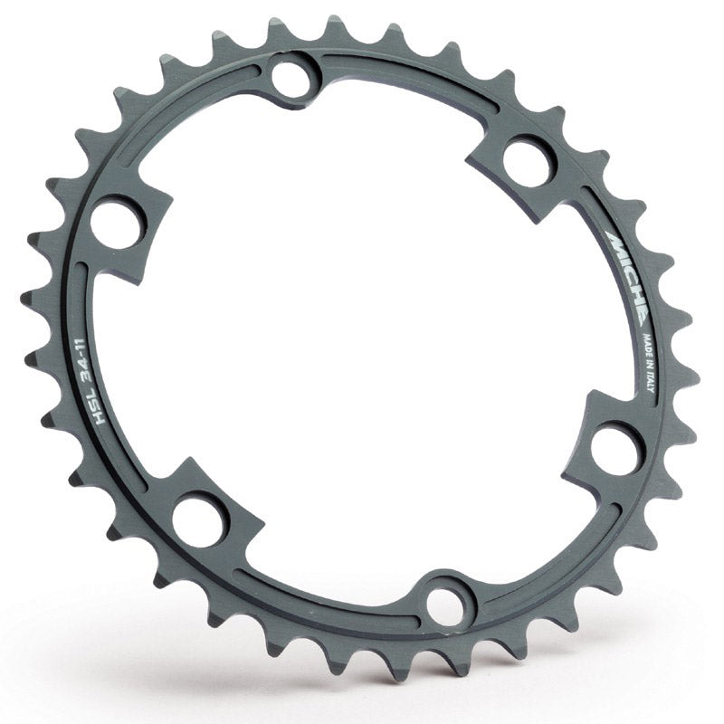 Shimano miche kettingblad 11v 38t 3 32 supertype hsl zwart