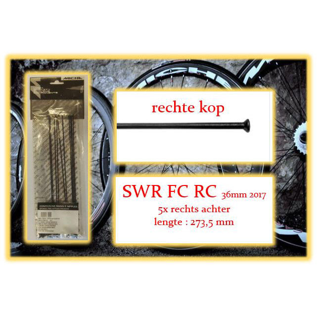 Miche spaak+nip. 5x ra swr fc rc 36mm draadvelg 2017