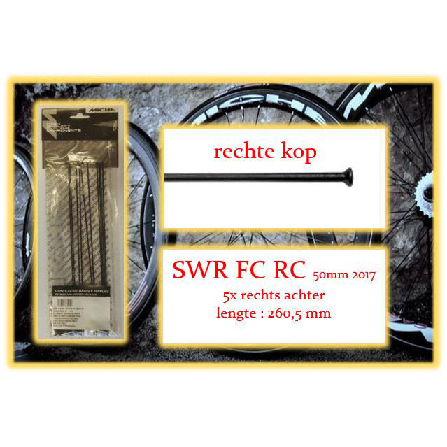 Miche spaak+nip. 5x ra swr fc rc 50mm draadvelg 2017