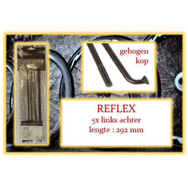 Miche spaak+nip. 5x la reflex zwart