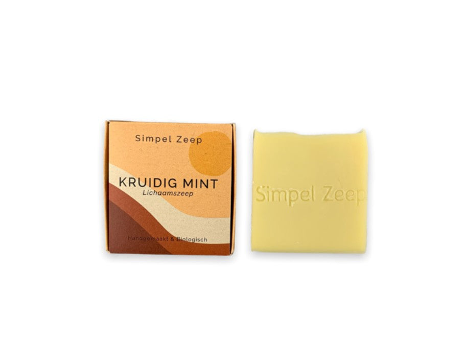 Simpel Zeep Lichaamszeep Kruidig Mint 110 gram