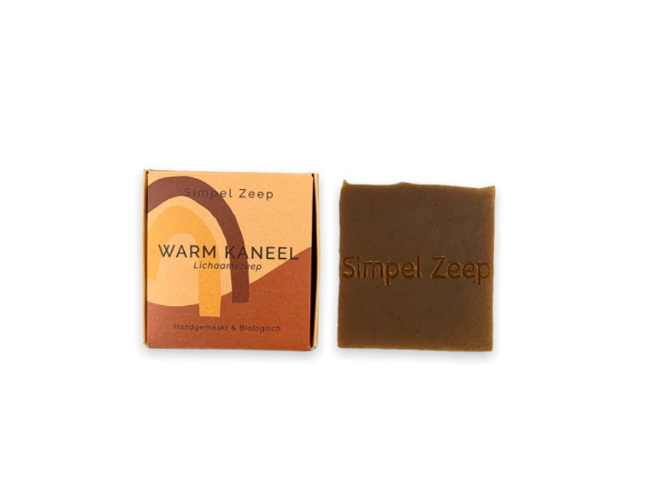 Simpel Zeep Lichaamszeep Warm Kaneel 110 gram