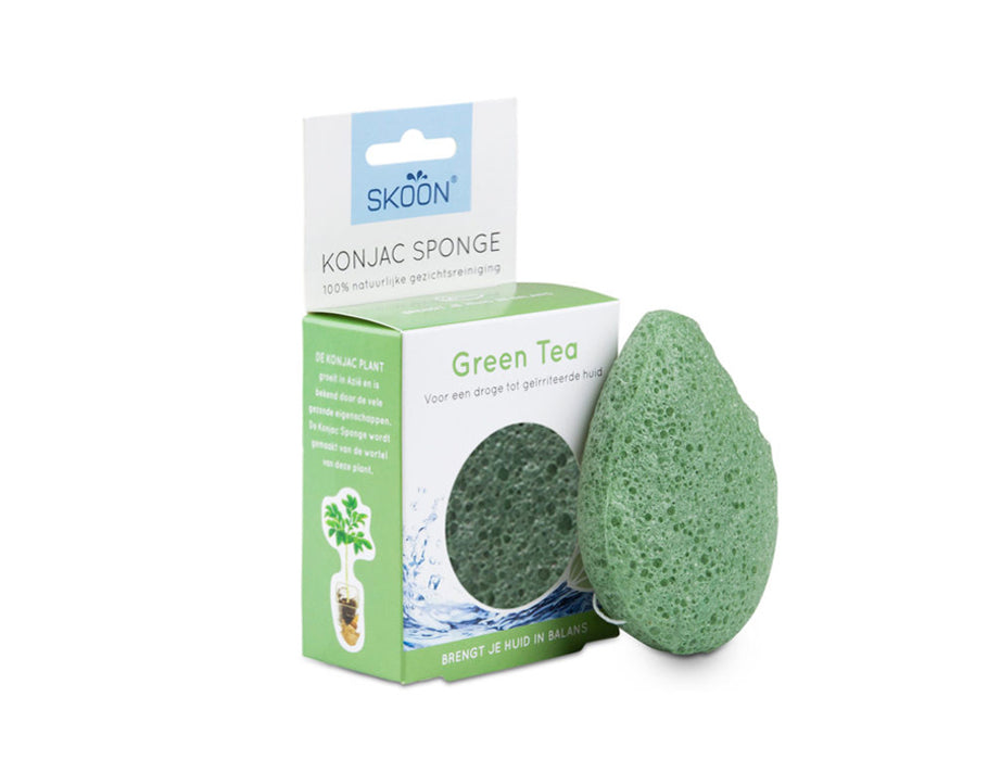 Skoon Konjac spons Green Tea