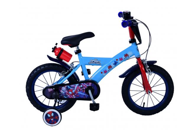 Spidey and his amazing friends Spidey Kinderfiets Jongens 14 inch Blauw Twee handremmen