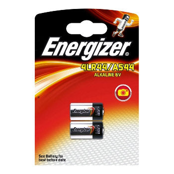 Enerdis energizer alkaline 6v 4lr44 a544 blister 2 stuks