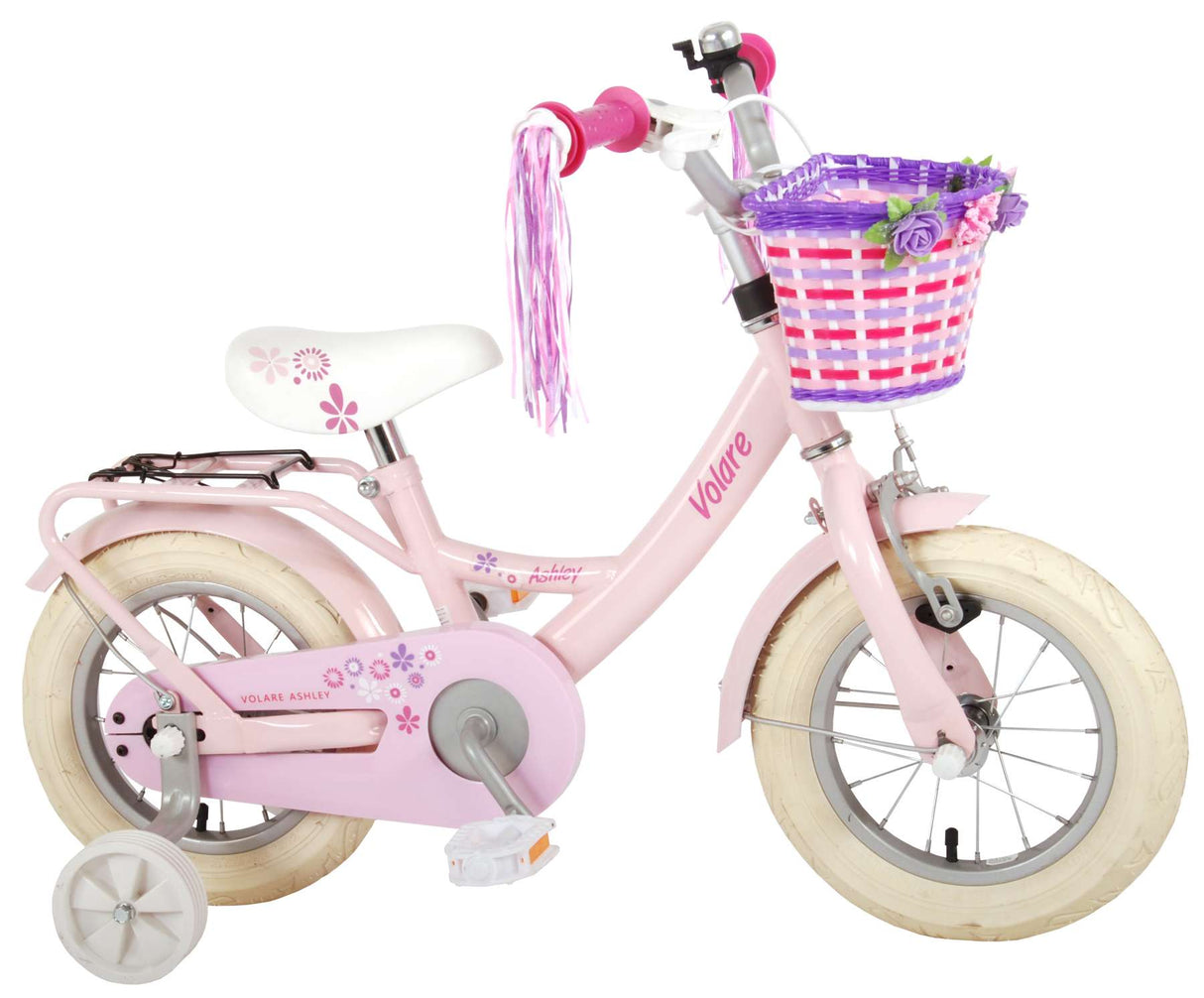 Volare Ashley Kinderfiets Meisjes 12 inch Roze 95% afgemonteerd