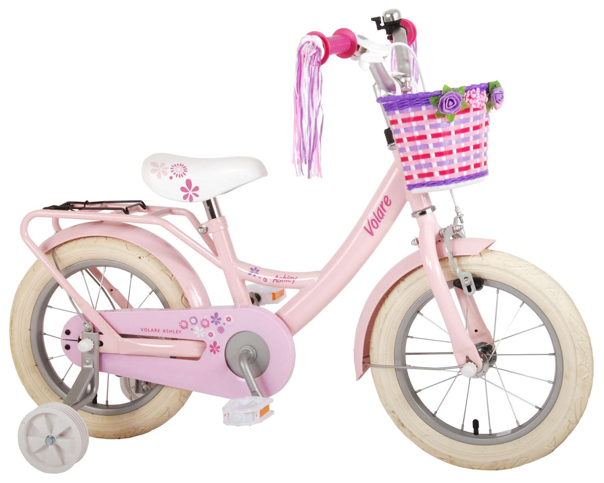 Volare Ashley Kinderfiets Meisjes 14 inch Roze 95% afgemonteerd
