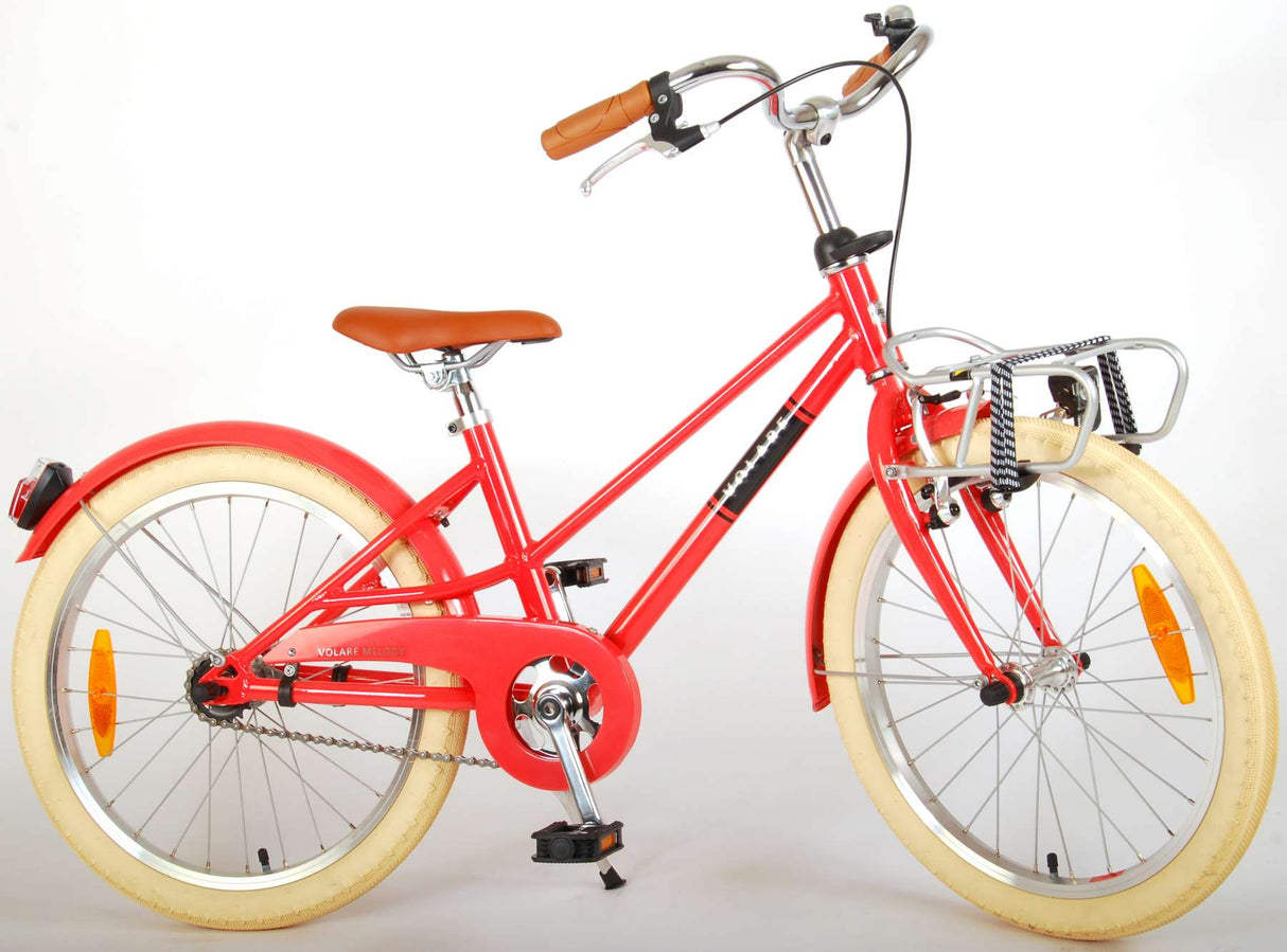 Volare Melody Kinderfiets Meisjes 20 inch Koraal Rood Prime Collection