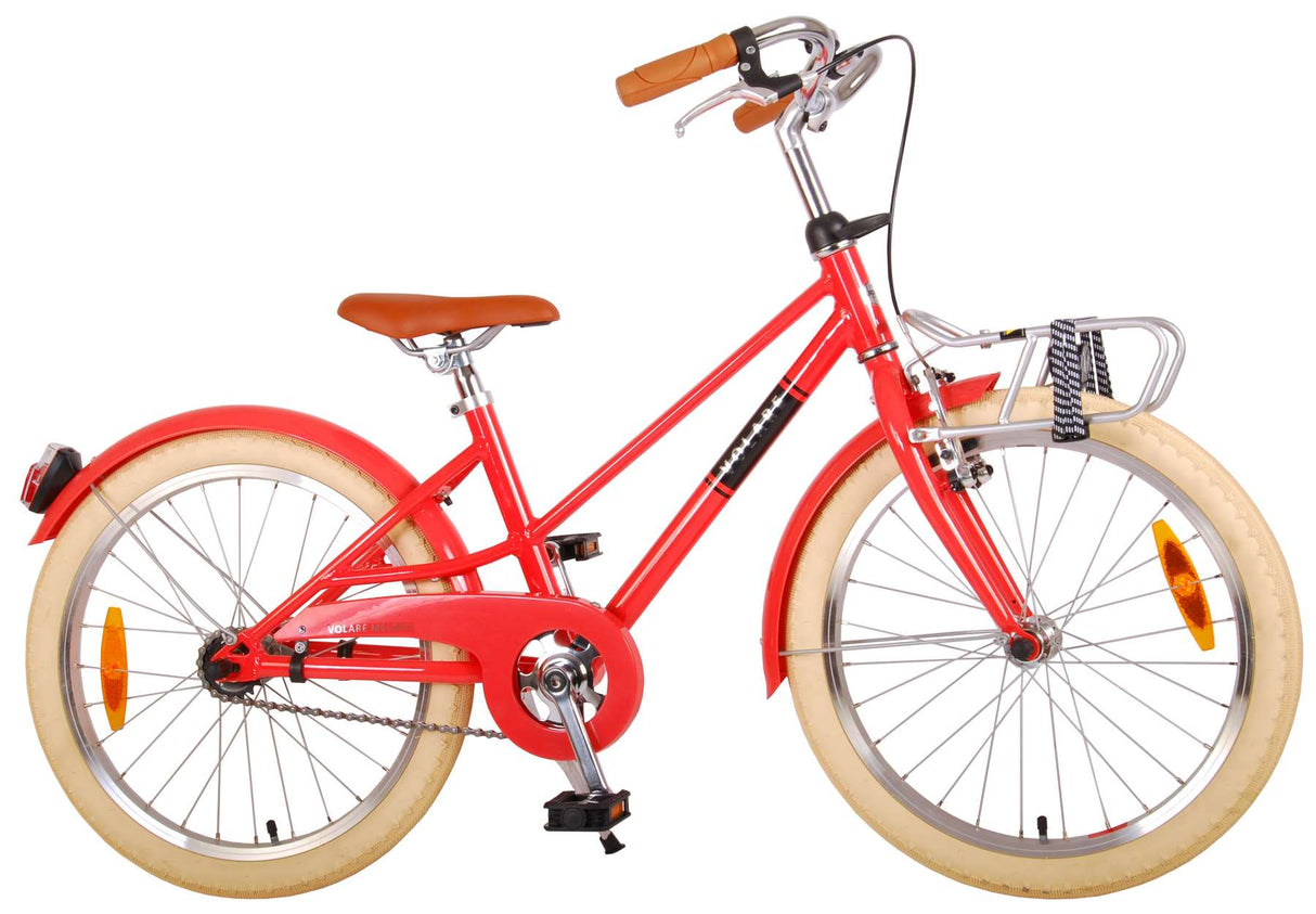 Volare Melody Kinderfiets Meisjes 20 inch Koraal Rood Prime Collection