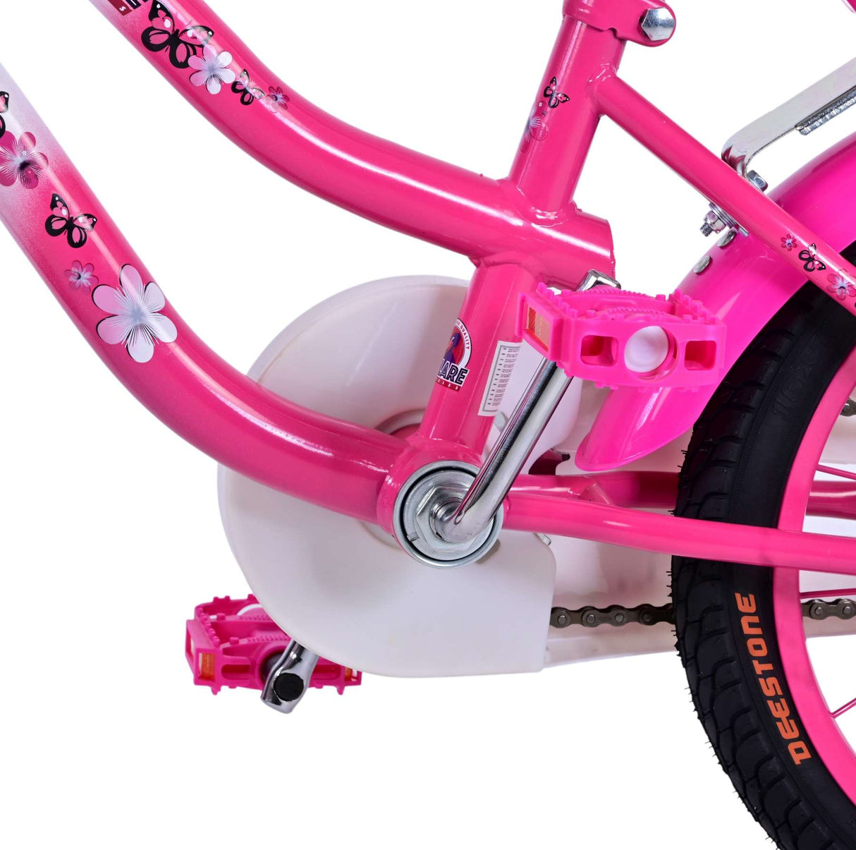 Volare Lovely Kinderfiets Meisjes 16 inch Roze Wit