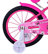 Volare Lovely Kinderfiets Meisjes 16 inch Roze Wit