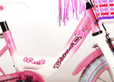 Volare Rose Kinderfiets Meisjes 14 inch Roze Wit 95% afgemonteerd