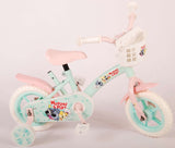 Woezel Pip Pip Kinderfiets Meisjes 10 inch Mint Blauw Roze Doortrapper