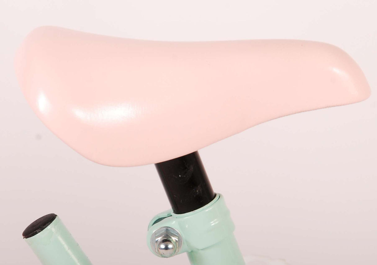 Woezel Pip Pip Kinderfiets Meisjes 10 inch Mint Blauw Roze Doortrapper