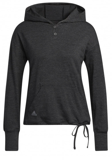 Adidas Golftrui Essentials dames polyester zwart maat XS