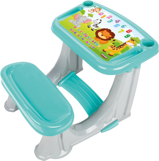 Pilsan Speelbureau turquoise grijs