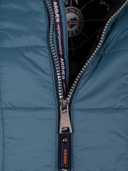 Arbaer Aaron Padded Jacket Heren Jeansblauw Maat XL