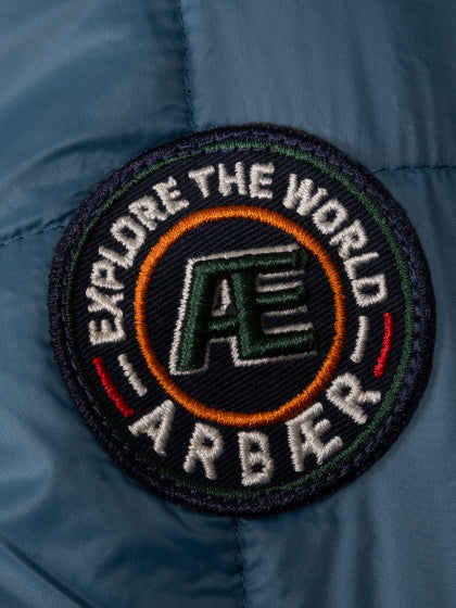 Arbaer Aaron Padded Jacket Heren Jeansblauw Maat XL