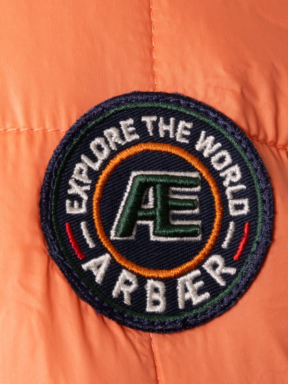Arbaer Aaron Padded Jacket Heren Koraaloranje Maat L