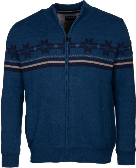 Arbaer Antonio Norwegian vest heren blauw maat XXL