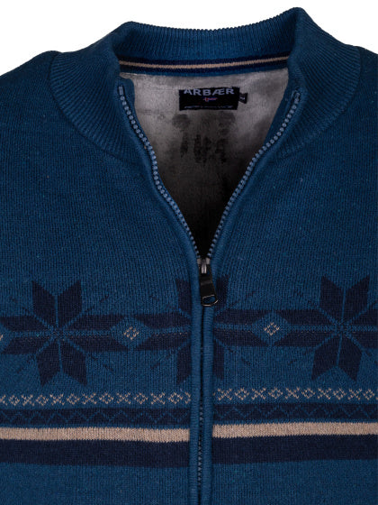 Arbaer Antonio Norwegian vest heren blauw maat XXL