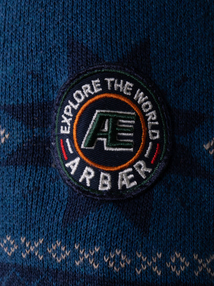 Arbaer Antonio Norwegian vest heren blauw maat L