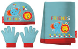 Arditex Accessoiresset junior acryl blauw rood 3-delig one-size