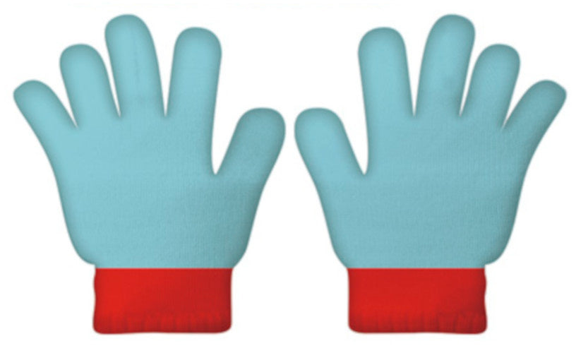 Arditex Accessoiresset junior acryl blauw rood 3-delig one-size