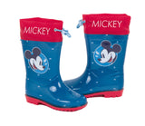 Arditex Regenlaarzen Mickey junior PVC donkerblauw rood maat 32