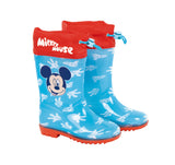 Arditex Regenlaarzen Mickey Today junior PVC textiel lichtblauw rood maat 30