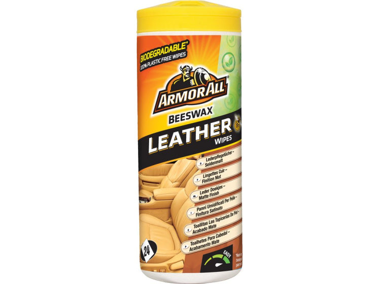 Armor all Reinigingsdoekjes leer 22,3 cm wit 24 stuks