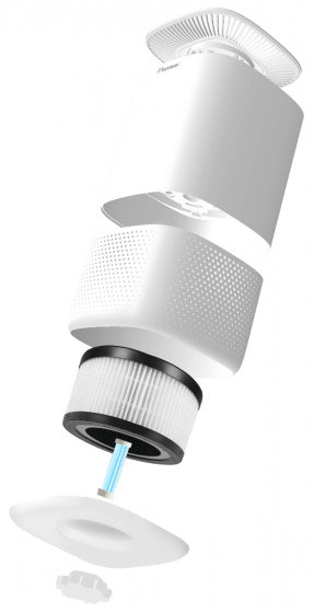 Bestron Luchtfilter Airp100uv 3-in-1 wit