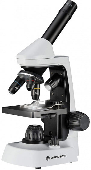 Bresser Microscoop 40x-2000x junior 30 cm staal wit 8-delig