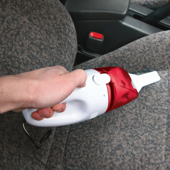 Carpoint Autostofzuiger 12V 60W 36 cm wit rood