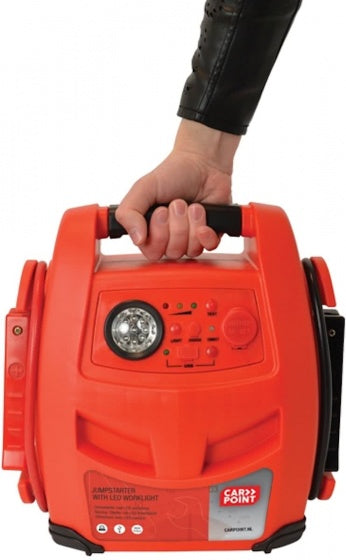Carpoint Jumpstarter 900A met led-lamp oranje
