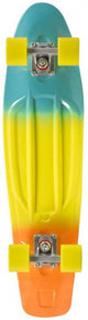 Choke Jim Tricolor skateboard 71 cm blauw geel oranje