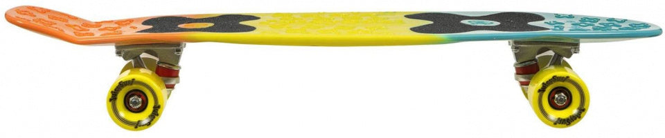 Choke Jim Tricolor skateboard 71 cm blauw geel oranje