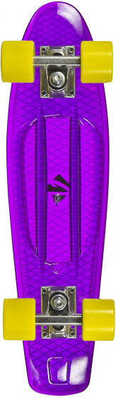 Choke Juicy Susi Clear Purple skateboard 57 cm geel