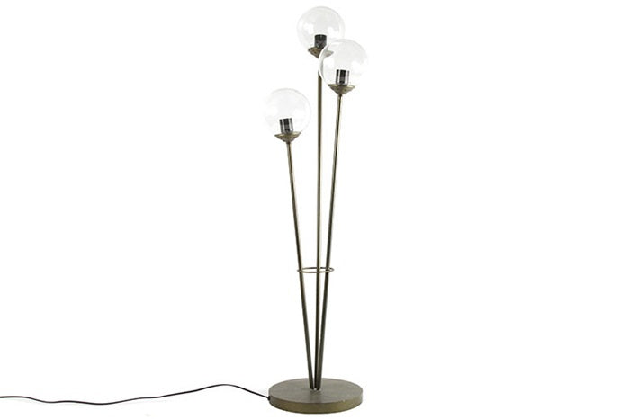 Hi-point Laurens staande lamp 124 cm E27 RVS 40W goud