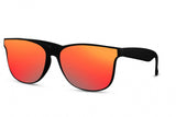 Cwi Zonnebril unisex volledig omrand cat. 3 zwart rood