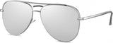 Cwi Zonnebril unisex piloot zilver (CWI1911)