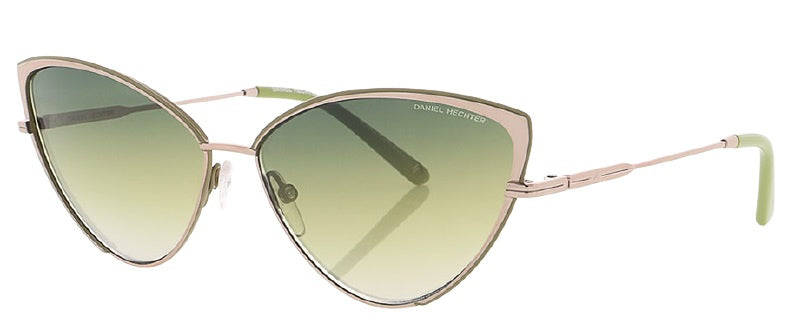 Daniel hechter Zonnebril DHS232 dames cat-eye cat. 3 staal glas groen