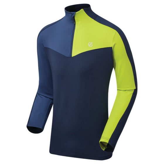 Dare 2b Longsleeve Depose heren polyester blauw lime maat XS