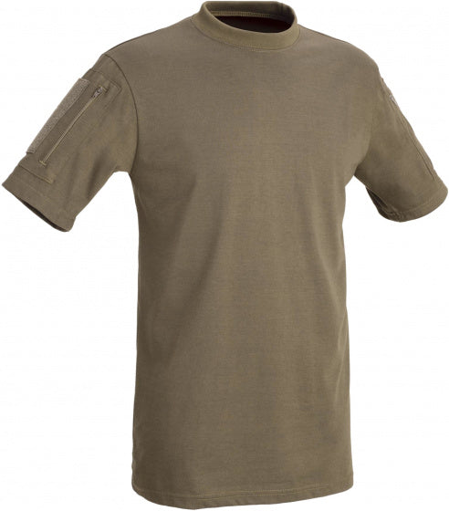 Defcon 5 Outdoorshirt Tactical kort heren katoen bruin maat S